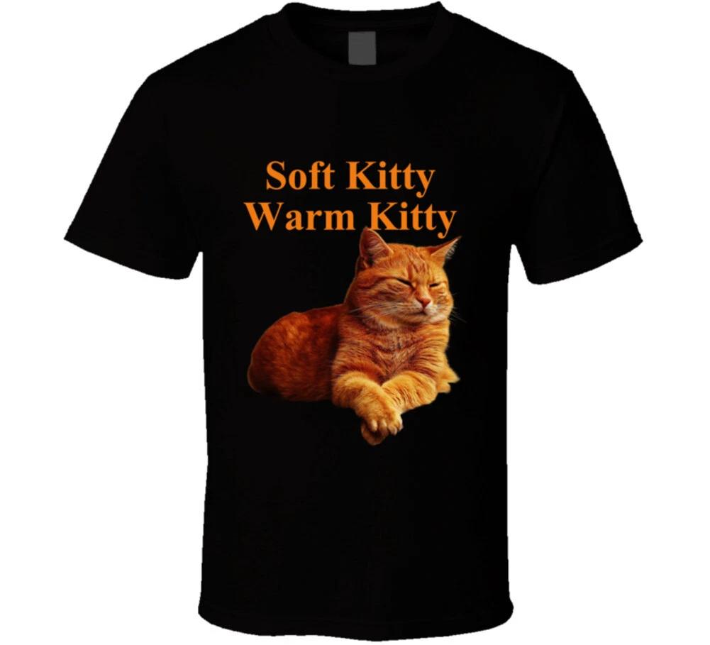 Soft Kitty Warm Kitty Orange Ginger Tabby Cat Cute Funny Gift T Shirt 3XL
