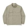SNOWPEAK Camp Stand Neck Windbreaker Beige Gray (S24FMCWB14)