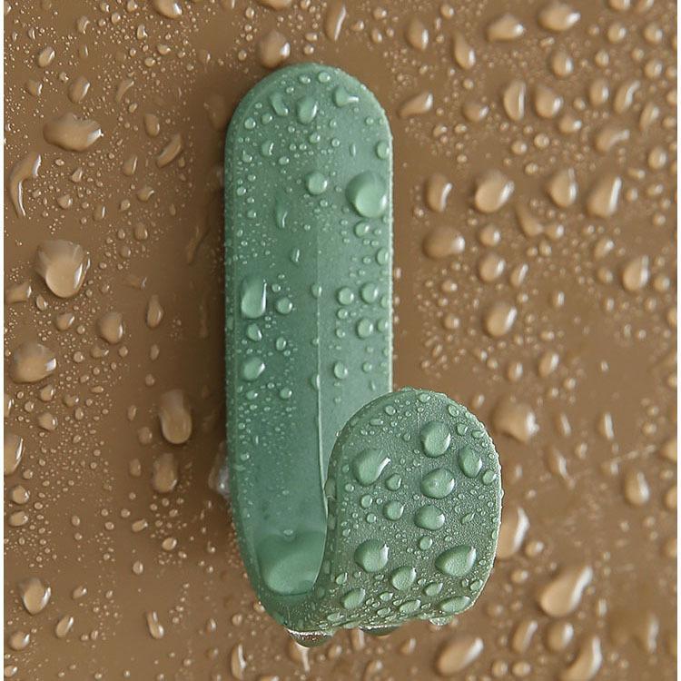 Απλός J-άγκιστρος Επιτοίχιος Σκανδιναβικού στυλ άγκιστρο χωρίς τρύπημα Οικιακός άγκιστρος παλτό χωρίς ραφές Μίνι αυτοκόλλητο άγκιστρο πόρτας