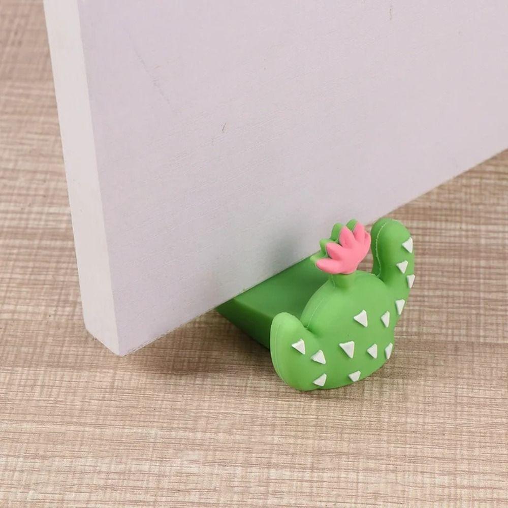 Shock Absorbent Block Wedge Doorstops Silicone Floor Holder Fashion Door Stop