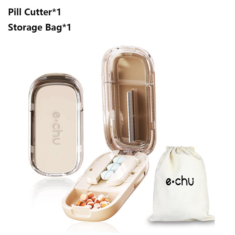 Bärbart 7-dagars pillerfodral Dagligt medicinrese mediciner Förvaring Hemliga fack Pillerfodral för utomhusresor
