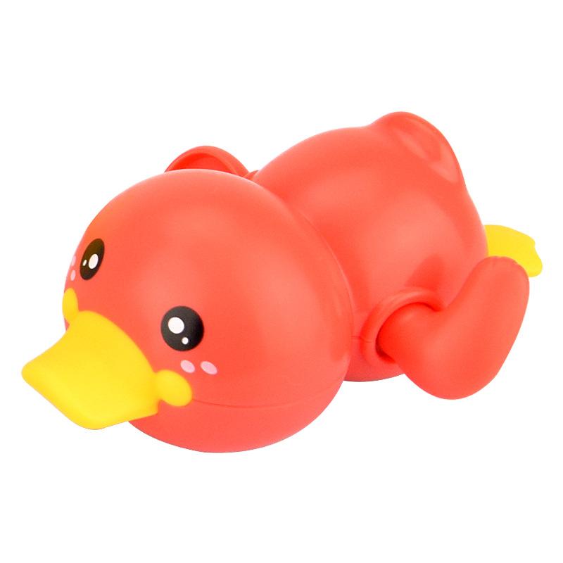 Children Bathing Water Duck Winding Up The Clockwork Small Yellow Duck Summer Baby Baby Bathroom Bath and Swimming Toys