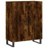 VidaXL Buffet chêne fumé 69,5x34x90 cm bois d'ingénierie 827753