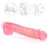 Dildo realist din PVC moale cu piele roz cu ventuză puternică Jucării de stimulare a punctului G pentru femei Dildo Masturbator feminin