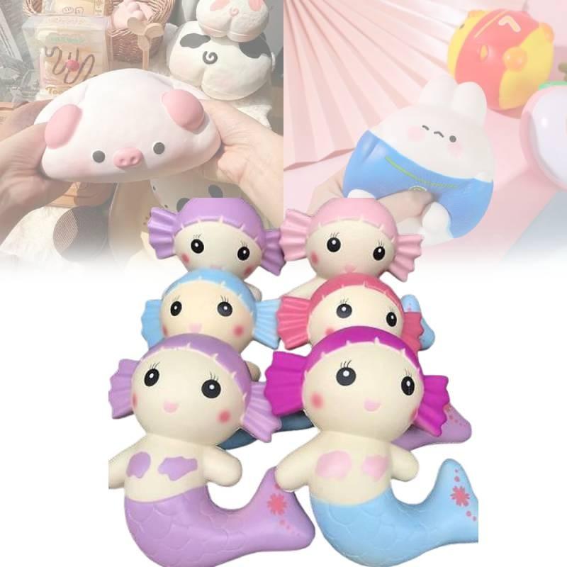 Charm Squishy Mermaid Slow Rising Soft Toy Collection Children Girls Gift Doll