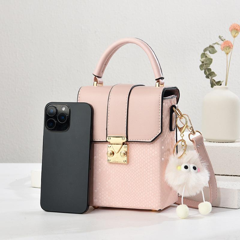 Mini Bag Women's 2025 New Summer Women's Fashion One Shoulder Crossbody Foreign Style Simple and Versatile Mobile Phone Bag