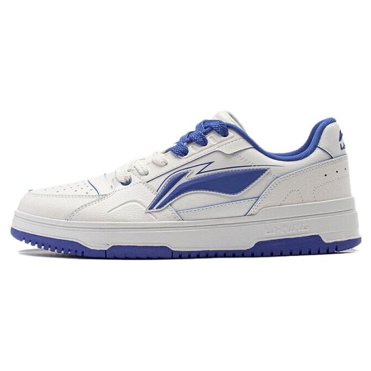 New LiNing Tianji 2.0 Anti Slip And Wear Resistant Lightweight Low Top Skateboard Shoes Men's Blue White AGCT345-3