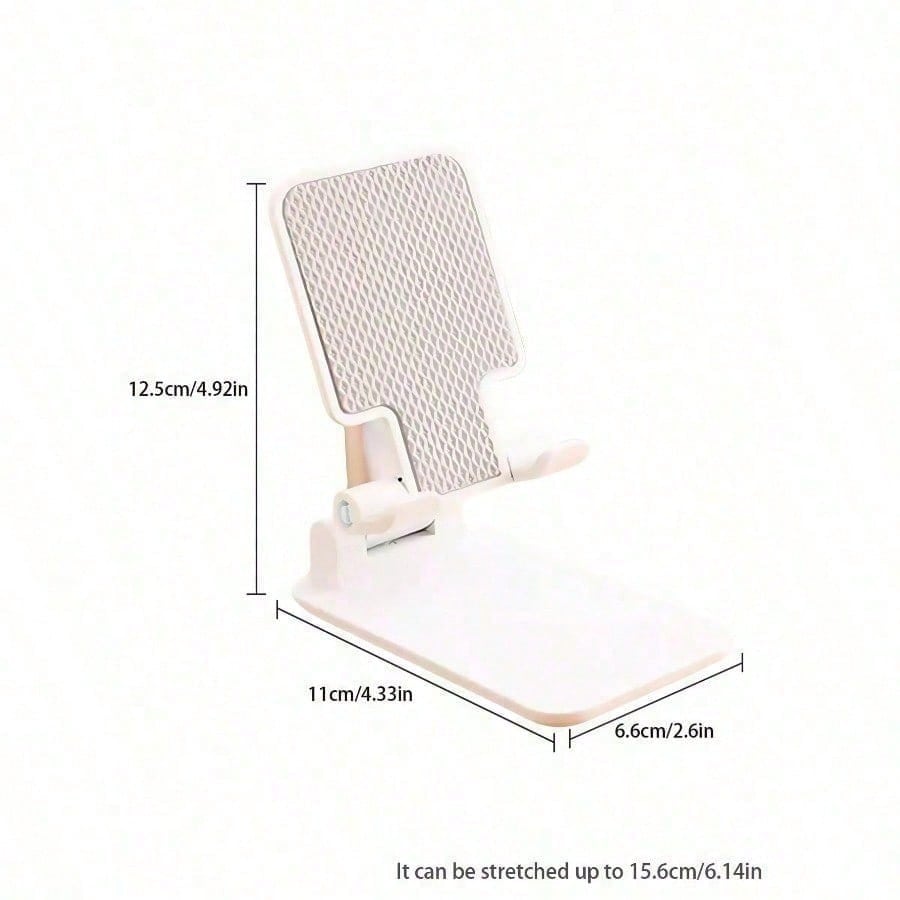 Random Color 1 Pc Retractable And Foldable Desktop Mobile Phone Holder, Desktop Electronic Product Holder For Slouchy People