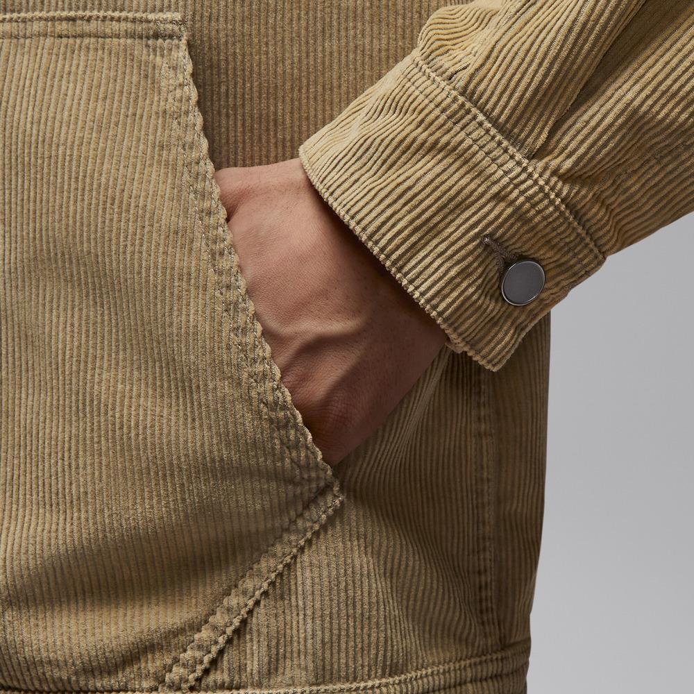 Jordan As M J Flt Corduroy Chore Collar Zip Fashion Long Sleeve Jacket Men Jackets IF1826-247