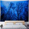 Night Forest Starry Sky Pattern Tapestry Bedroom Living Room Tapestry Home Wall Decoration Tapestry