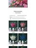 Decorative Silk Gladiolus and Orchid Floral Art for Living Room or Dining Table