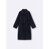 Gu By Uniqlo Cozy Melton Balmacaan Coat  Standard Length 108.0 115.0cm 