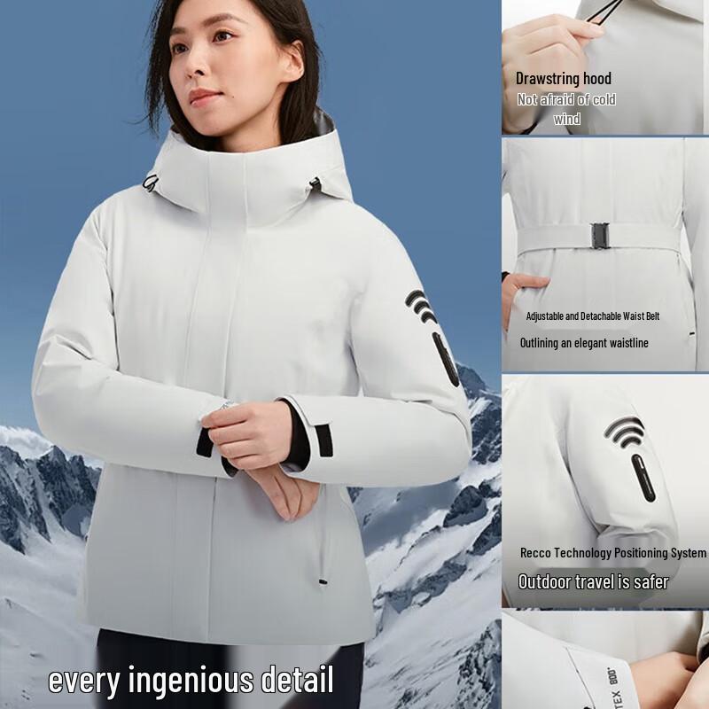 Bosideng Men's High-Loft Goose Down Hooded Parka B250241216