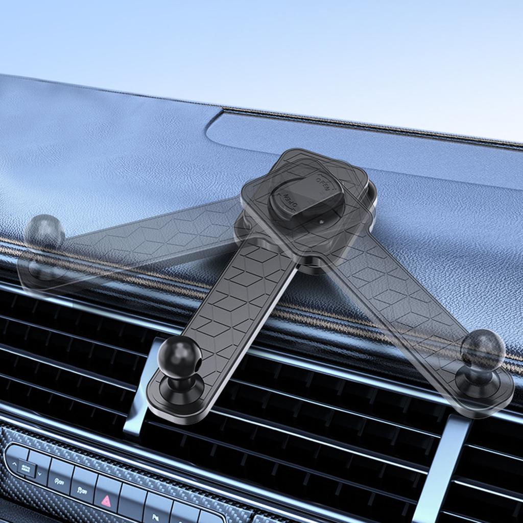 17mm Ball Joint Extension Arm Adapter Bracket Extender Rotating Rod for Car Air Outlet Vent Phone Stand Mount