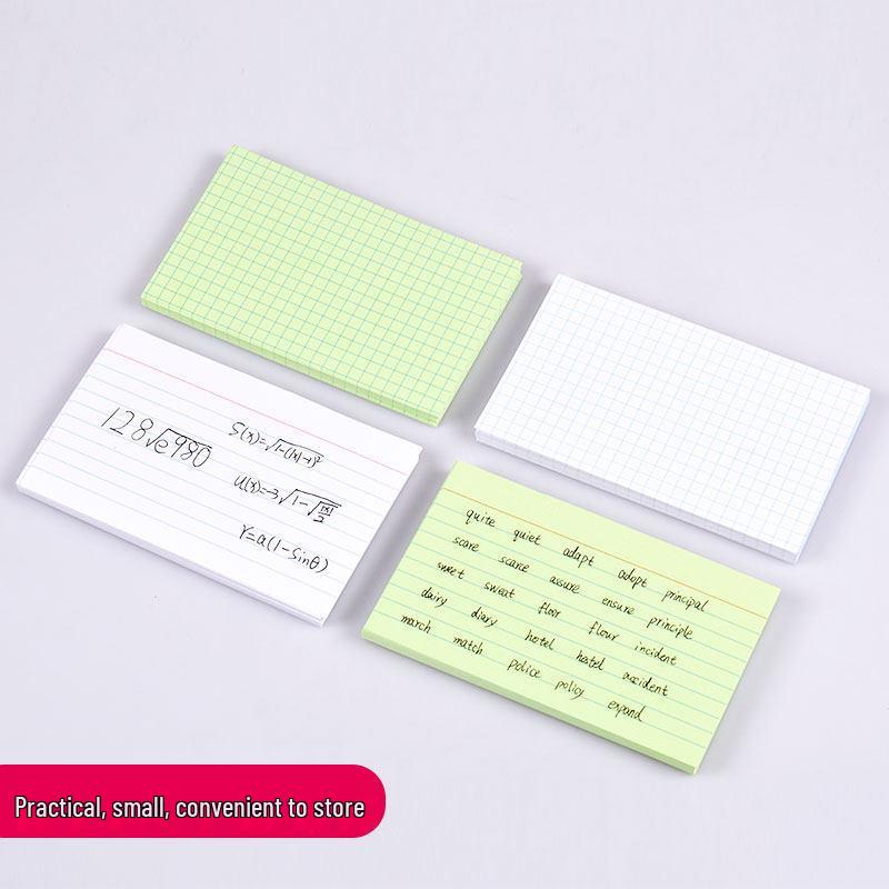 Kaisa Index Cards: Internet Celebrity Sticky Notes for Word Memory & Exam Prep