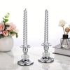 1Pc Stylish Metal Candle Holders Classic Taper Candle Stands for Table Settings, Home Decoration Gift for Hosts And Homeowners, Candles Not Included