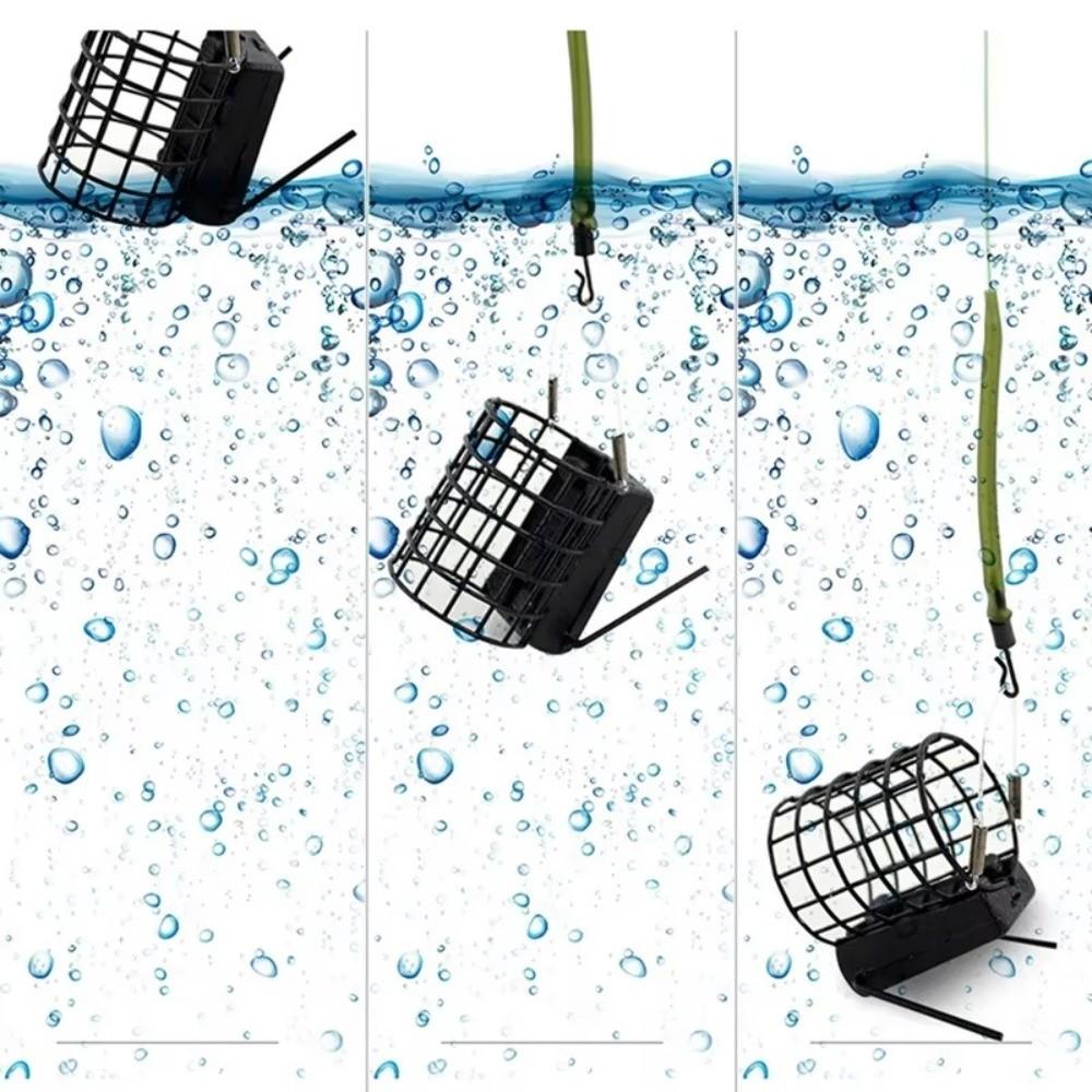 Metal Material Carp Fishing Feeder Coarse Match Metal Feeder  Fishing Accessories