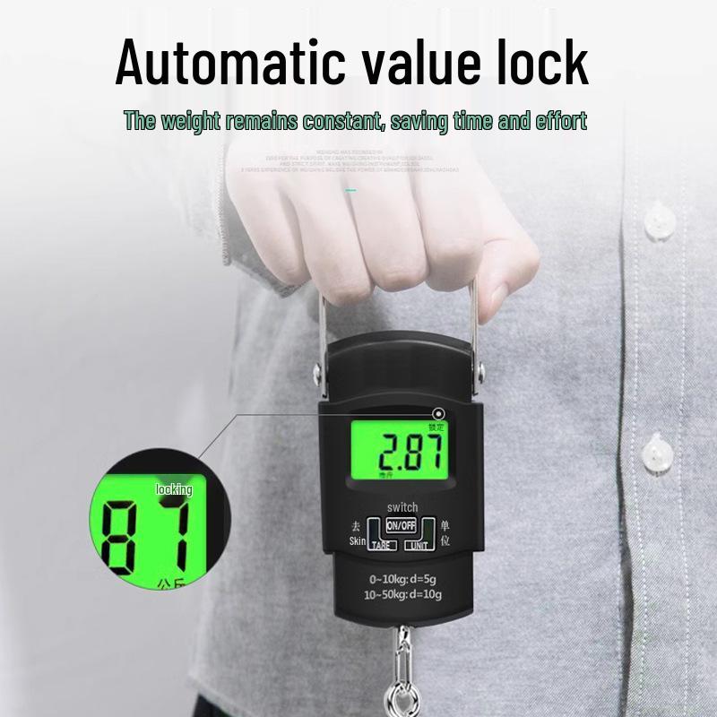 High-Precision Portable Fishing and Vegetable Scale: Compact Handheld Electronic Gram Scale