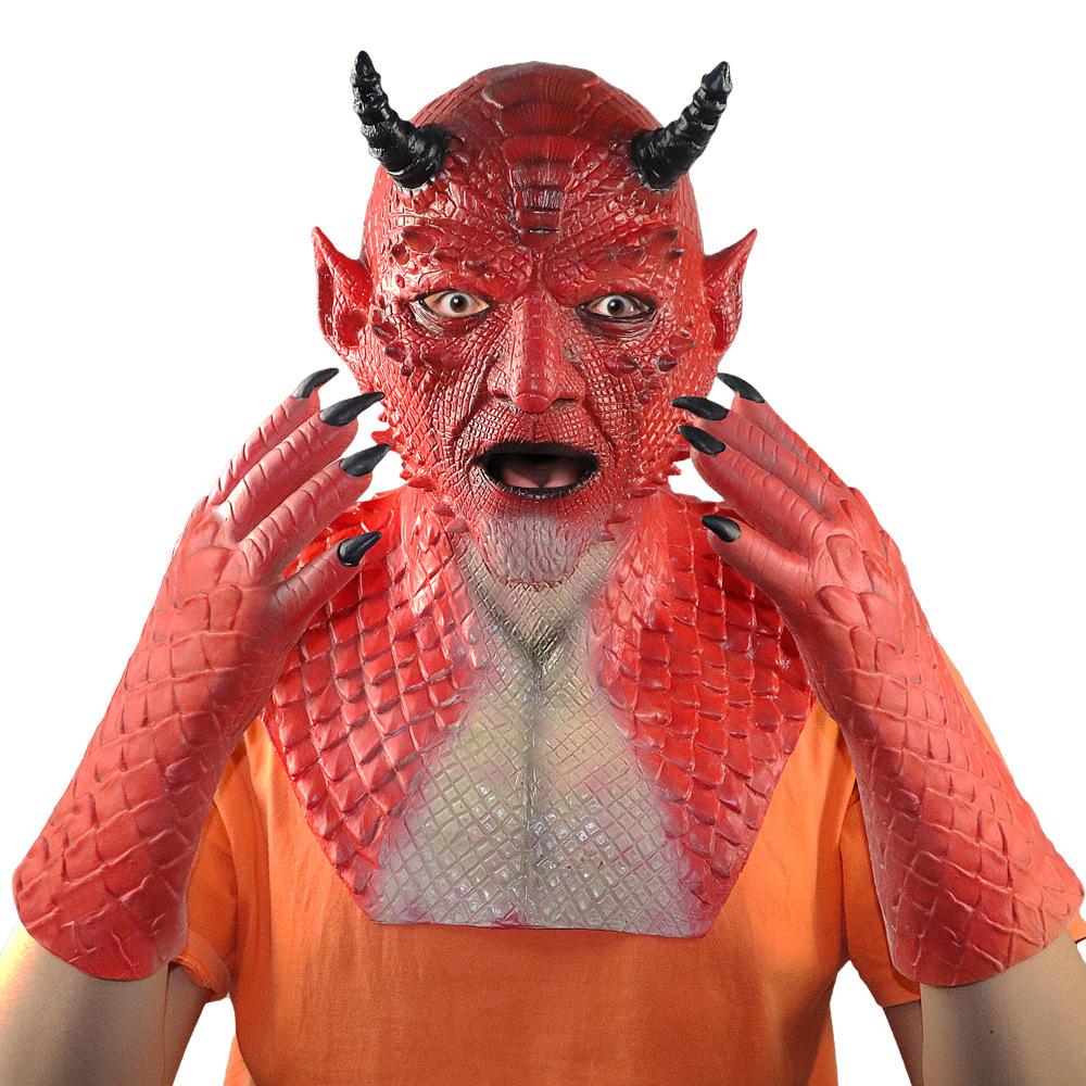 Diablo Belial Belial Mask Mask Glove Halloween Party Cosplay Horror props