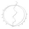 Bohemian Forehead Chain Hair Accessories with Delicate Chain Design, Sparkling Zircon and Decorative Elements for Weddings,