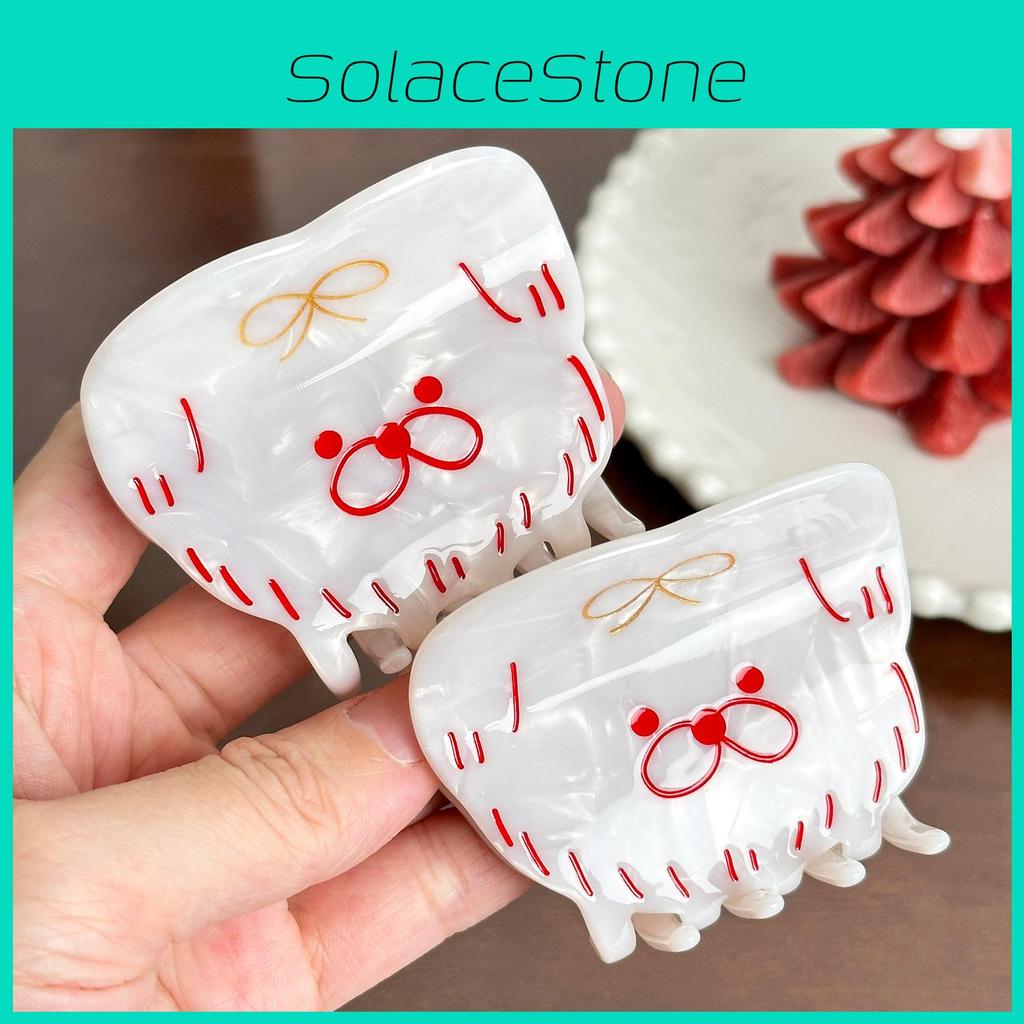 Trendy Dog Acetate Hair Claw Clip For Effortless Chic Halfup Styles