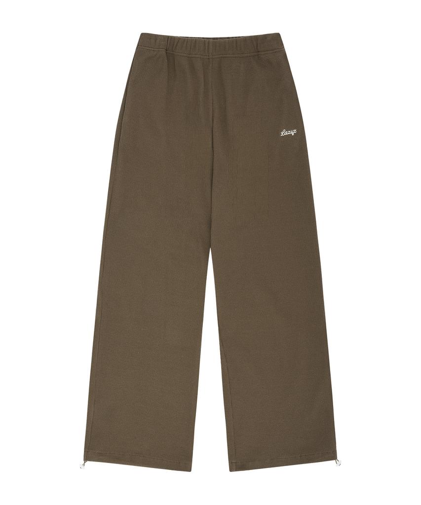 Leijiji Baked Waffle Lounge String Pants (5 Colors)