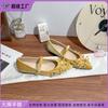 Summer New Shallow Single Shoes Fashionable Outer Wear High-end Bow Pointed Women's Shoes Soft Sole Not Tired Feet Casual Shoes