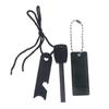 Mini Flint Waterproof Fire Starter Magnesium Flint Stone With Whistle Survival Outdoor Camping Survival Equipment