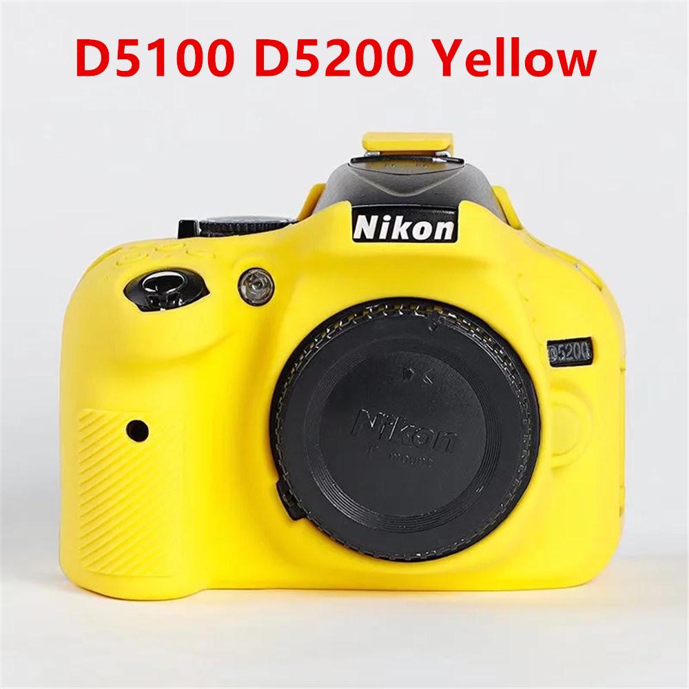 Soft Silicone Armor Camera Body Case For Nikon D600 D610 D7100 D7200 D7000 D5500 D5600 D7500 D5300 D750 D5200 Protective Cover
