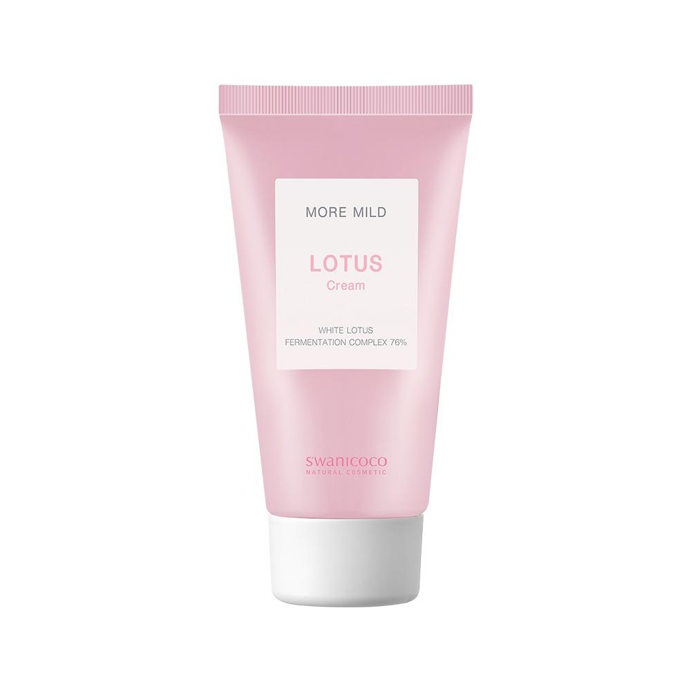 Swanicoco The Sooner Lotus Cream - Gentle Hydrating & Skin Soothing Face Moisturizer for Sensitive Skin (70g / 2.46 oz.)