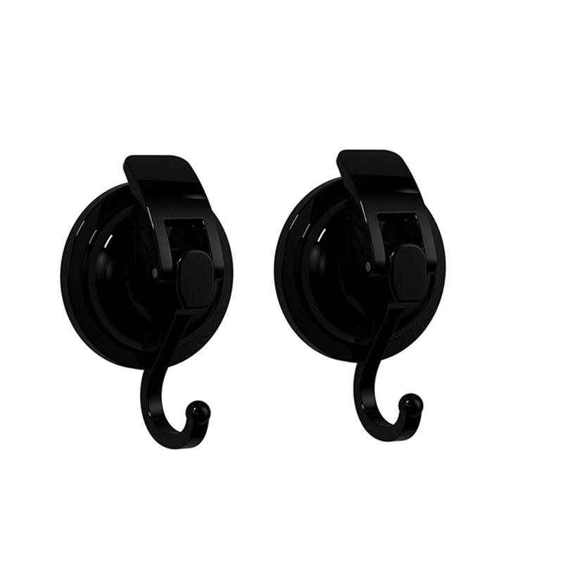 2-Pack Powerful Vacuum Suction Cup Hooks  Invisible Non-Trace Bathroom and Kitchen Wall Hooks with Strong Vacuum Suction Cups