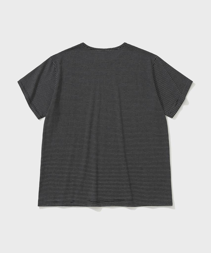SHIRTER Soft Stripe T-Shirt (Black White)