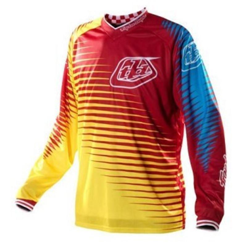 Off-Road Motorcycle Racing Jersey Long Sleeve T-Shirt Breathable Quick-Dry Men Women Trail Riding