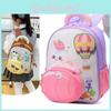 Childrens Cartoon Large Capacity Backpack With Oxford Cloth For Elementary School Students
