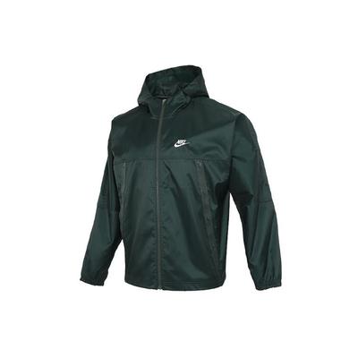Giacca con Cappuccio Antivento da Corsa Uomo Giacche Verde DC6978-337