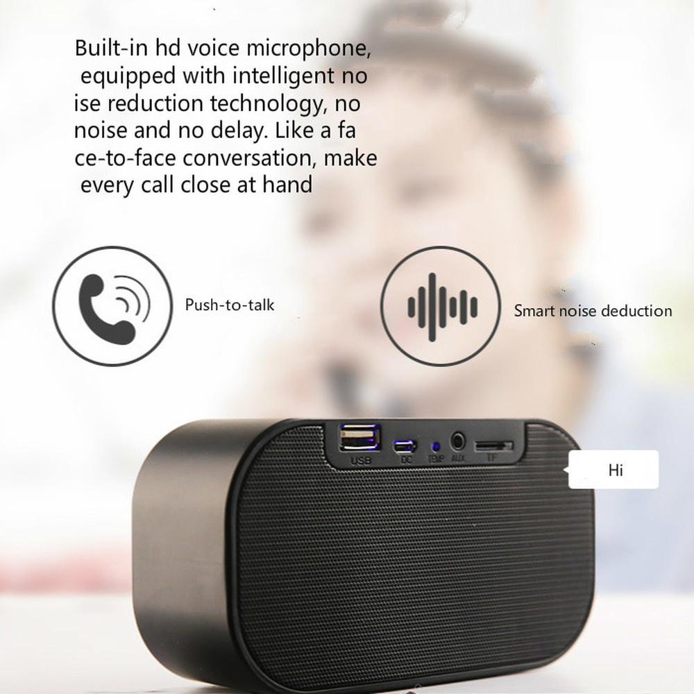 S2 Alarm Clock Audio Wireless Bluetooth Subwoofer New Creative Bedside Speaker Stereo