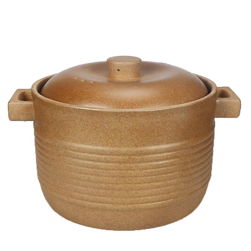 

5.8L Bright Crystal Clay Casserole Pot for Gas Stove & Open Flame