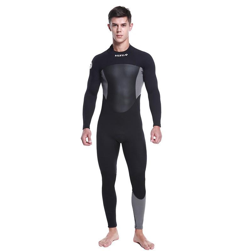 Mens 1.5mm Neoprene Wetsuit Full Suit Snorkeling Surfing Swimming Warmth Protection