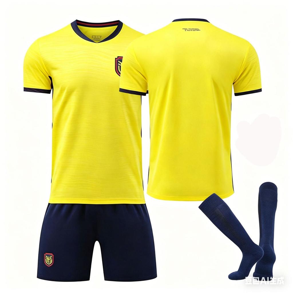 World Cup Ecuador Home Football Jersey Set No. 10 Pais Jersey, Men