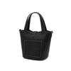 DakS Black Leather Check Decoration Tote Bag S Dcba6e154bk