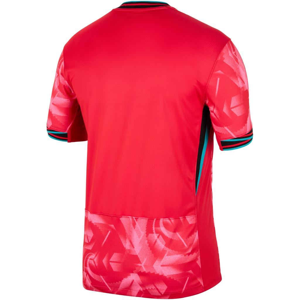 Nike Dri-Fit SS24 Korea Series Logo Fashion Round Neck Short Sleeve Football Shirt Men Tops Red HJ6546-679