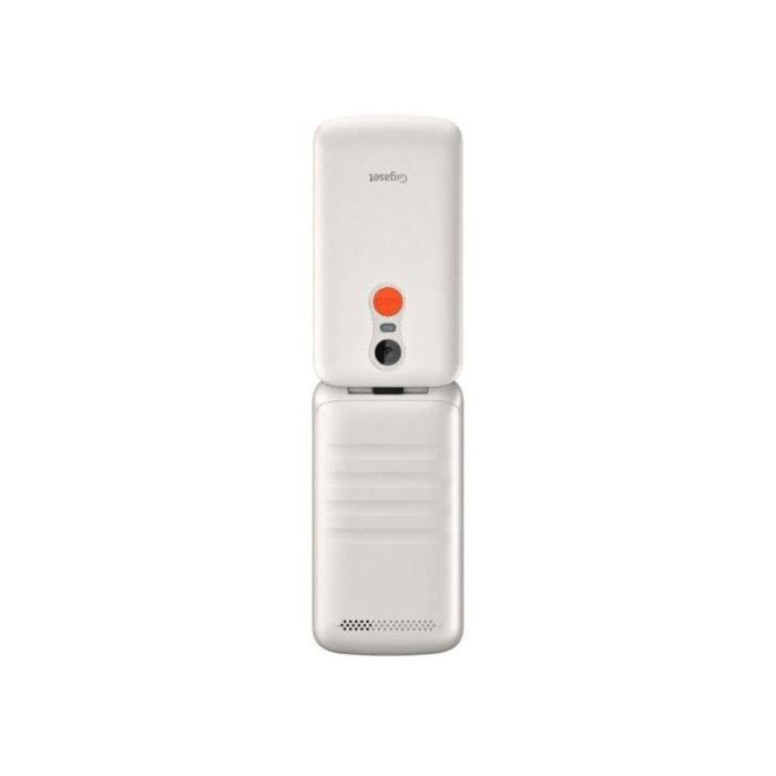 Gigaset GL595 Téléphone portable Touche SOS, protégé contre les projections d'eau, protégé contre la poussière blanc