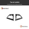 3D Carbon Fiber Peach Wood Stickers for 2011-2016 Veloster Interior Upgrade