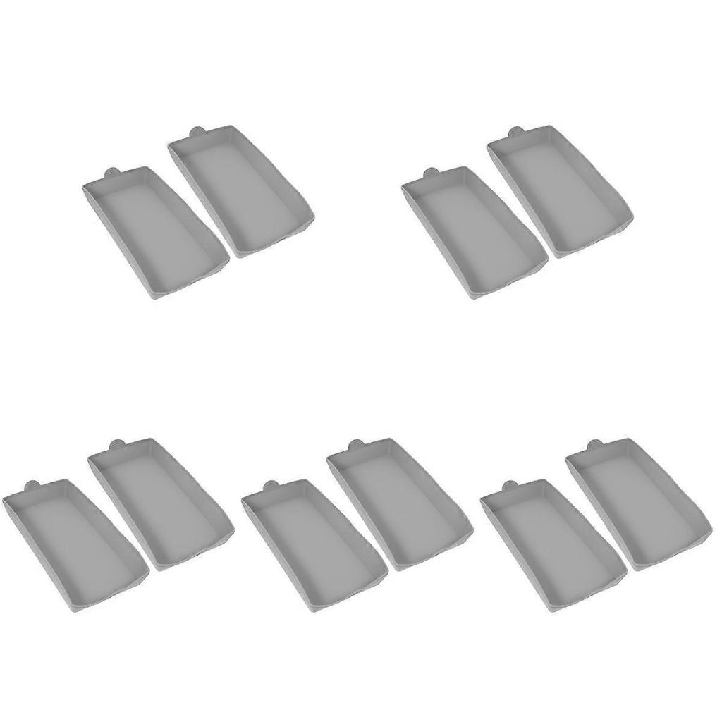 Silicone Toast Bread Mold Loaf Pan for Baking 10Pcs Nonstick Tray