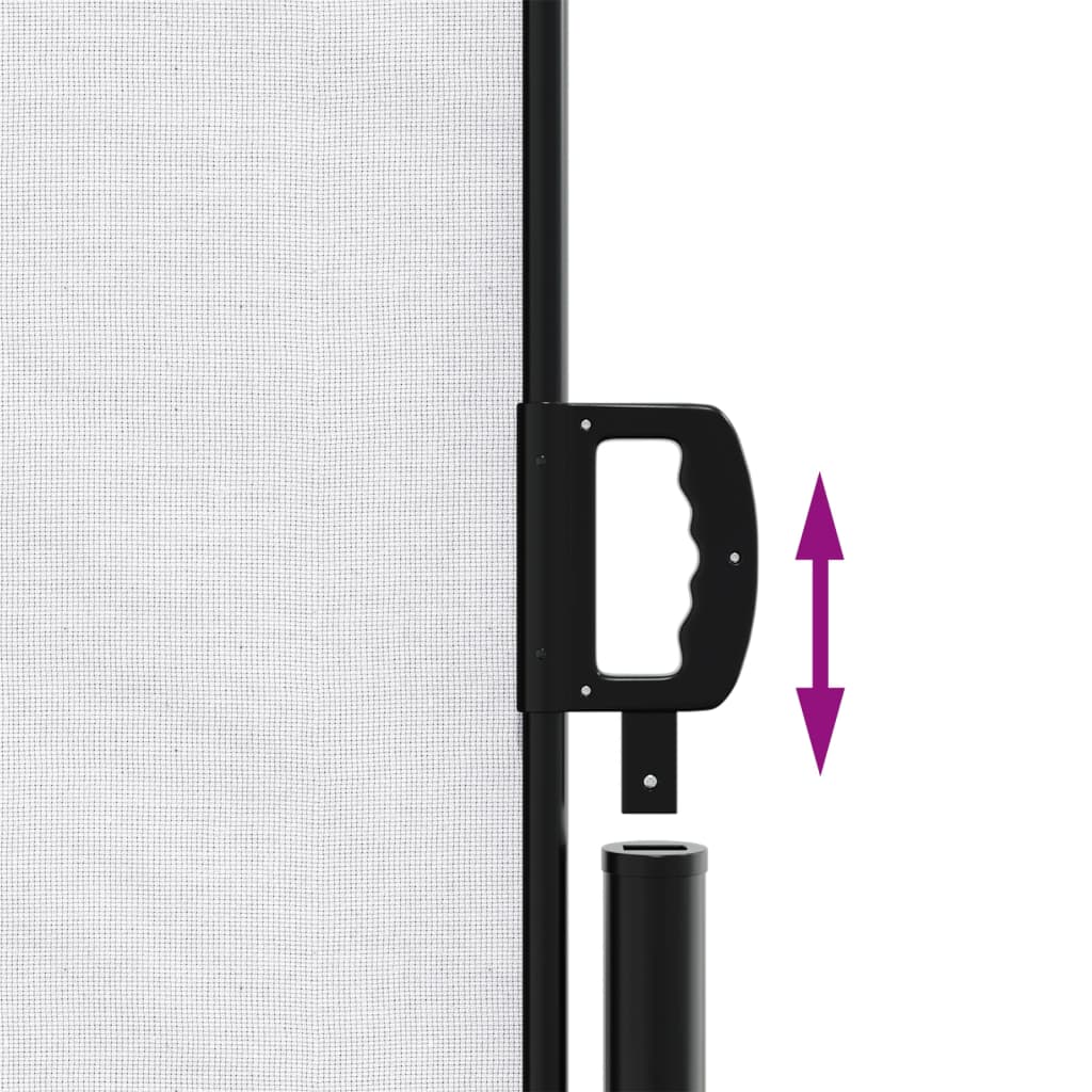 Retractable Side Awning White 200 X 600 Cm
