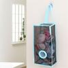 Kitchen Organizer Foldable Recycle Garbage Bag Storage Breathable Mesh Hanging Holder Plastic