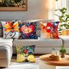 Flower Tree Love Theme Pillowcase Printed Polyester 40/45/50Cm Throw Pillowcover Decorative Sofa Cushion Pillowslip Home Decor
