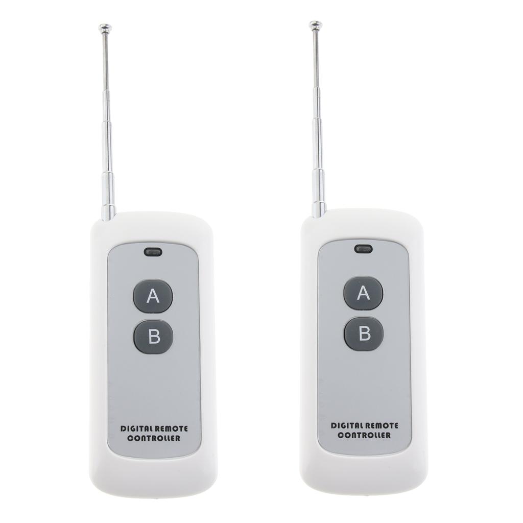 2 Pack Remote Control Switch Transmitter DC 12V 10A