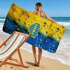 Boca Juniors Print Strandtuch, Großes Weiches Schnelltrocknendes Handtuch für Strand Camping Schwimmen