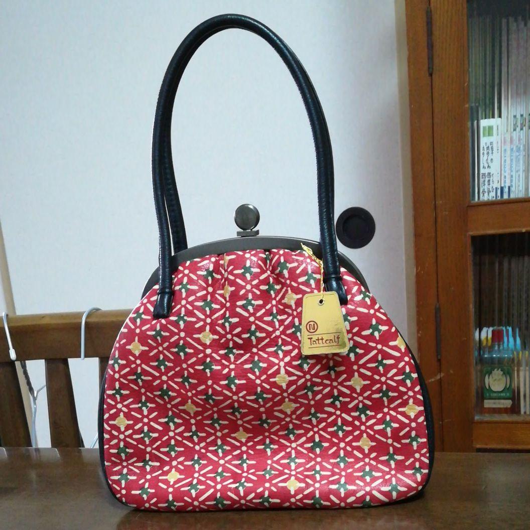 

[USED] Japanese style handbag, genuine leather dyed, Takakafu